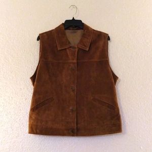 Vintage Seattle Suede Vest by Eddie Bauer